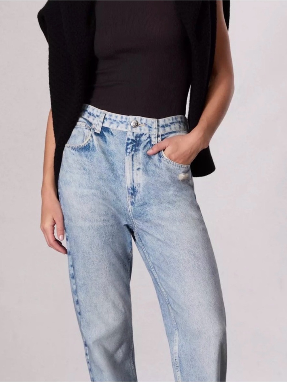Rag and Bone Miramar Shea Full Relaxed in Riverly Sweatpant Jeans - Picture 5 of 9